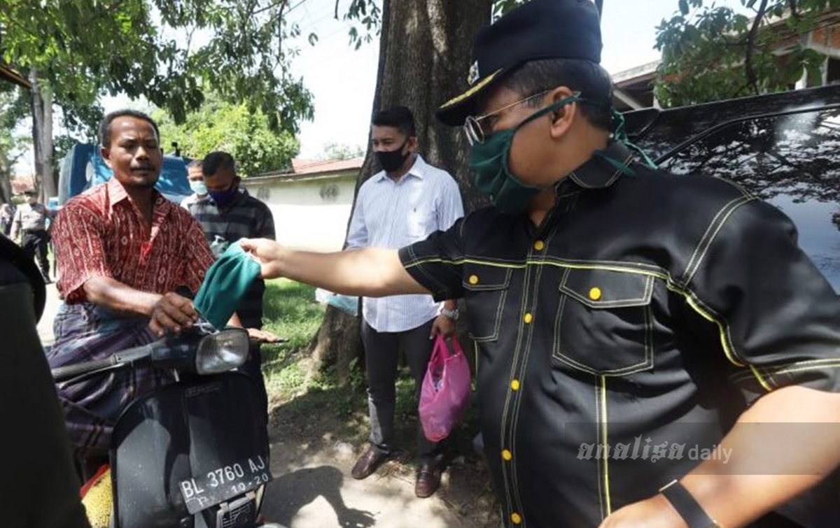 Wali Kota Banda Aceh Pimpin Razia Masker Hari Pertama