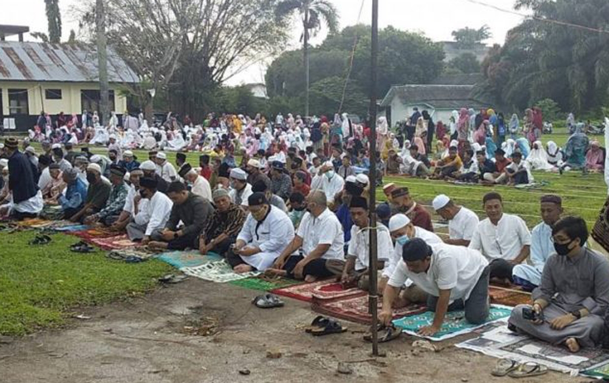 Muhammadiyah Tebingtinggi Gelar Salat Idul Fitri