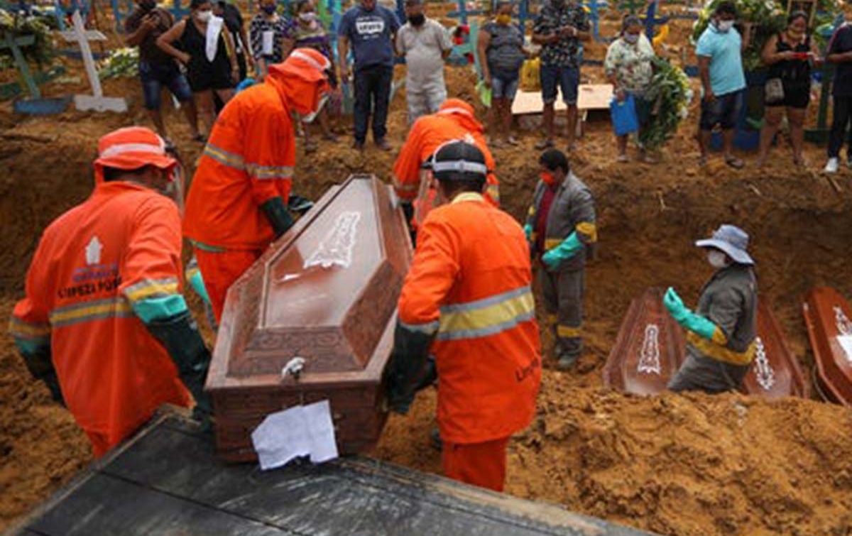 Angka Kematian Akibat Covid-19 di Brasil Capai 27.878