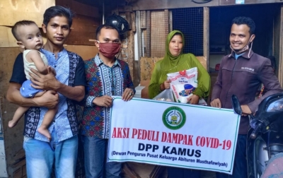Peduli Terhadap Sesama, DPP Kamus Bagikan Ribuan Paket Sembako
