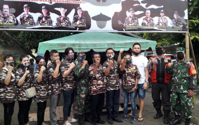 Bantu Warga Terdampak Covid-19, FKPPI dan Surbakti Gajah Bagikan Sembako