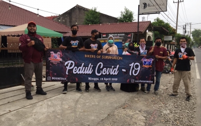 Aksi Sosial, Komunitas Motor Berbagi Takjil di Tengah Pandemi Covid-19