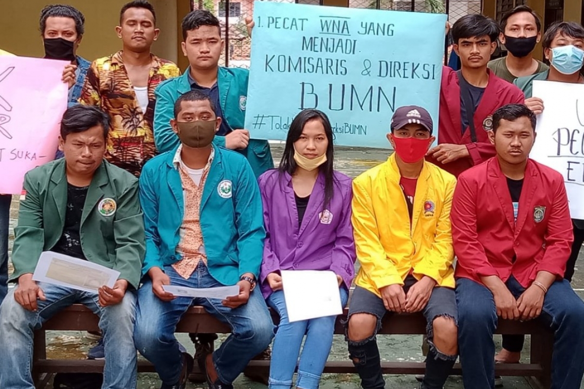 Komite Mahasiswa Sumatera Utara Tolak WNA Jadi Pejabat BUMN