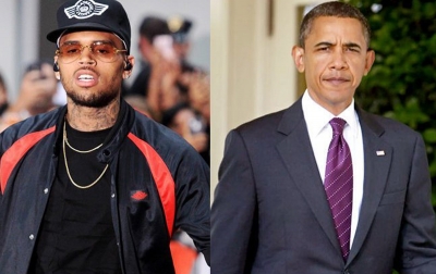 Chirs Brown Ajak Barack Obama Melawan Rasisme