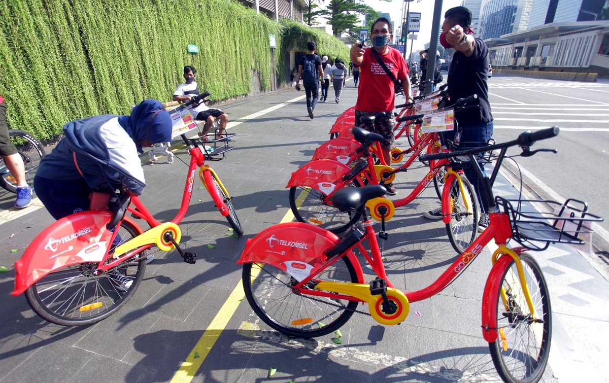 Foto: Layanan Bike Sharing