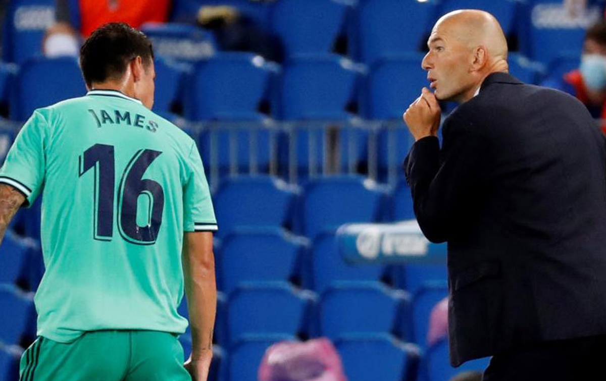 Zidane: James Menjauh Karena Alasan Pribadi