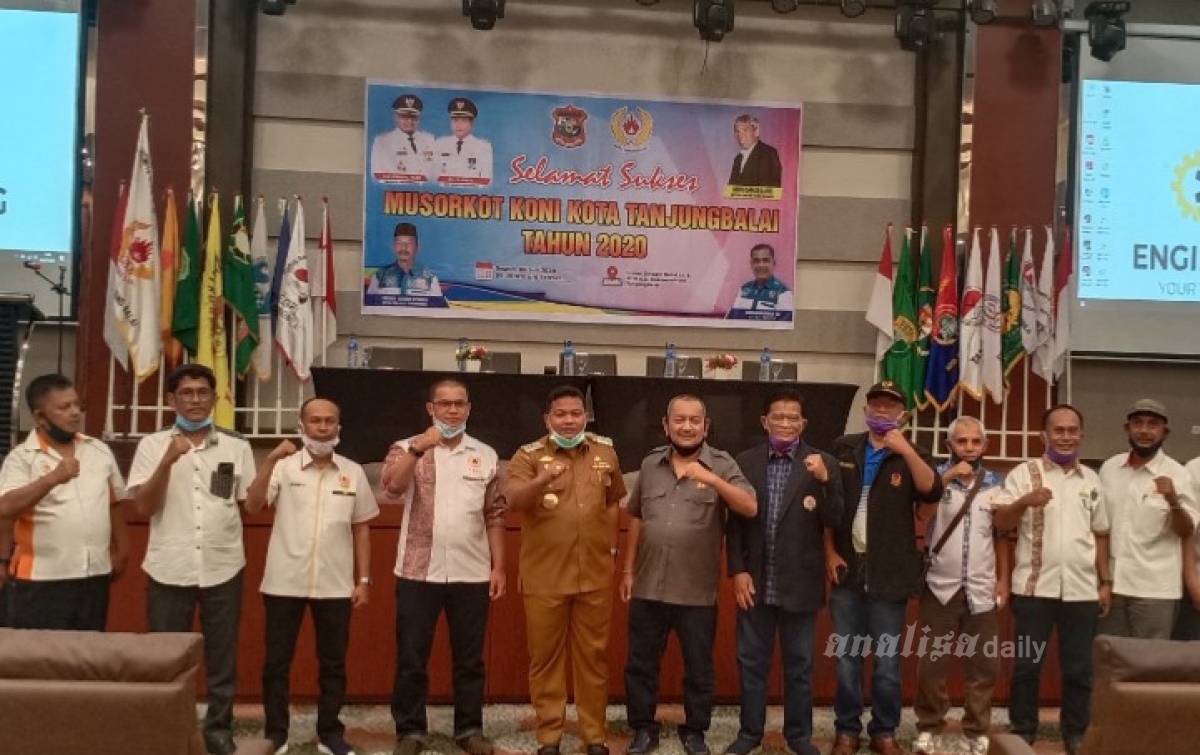 Freddy Kembali Pimpin KONI Tanjungbalai
