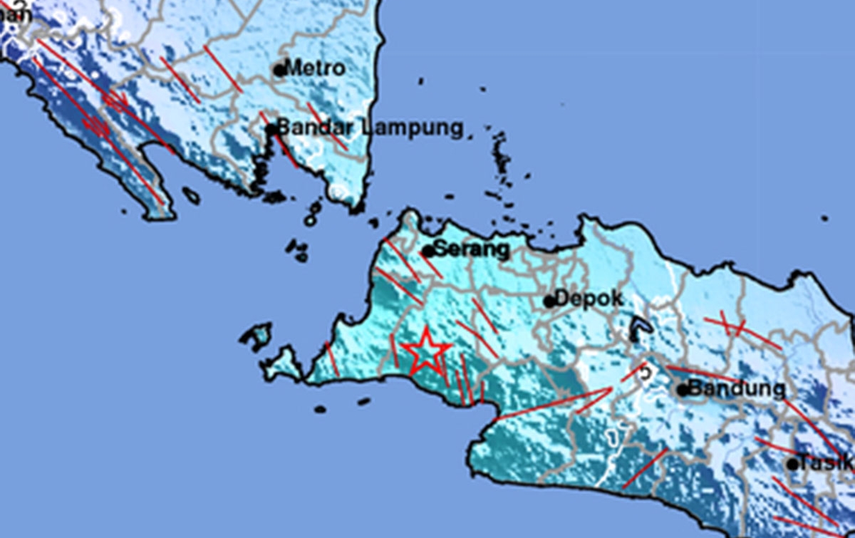 Gempa Banten Magnitudo 5,4 Terasa Hingga Jakarta dan Depok
