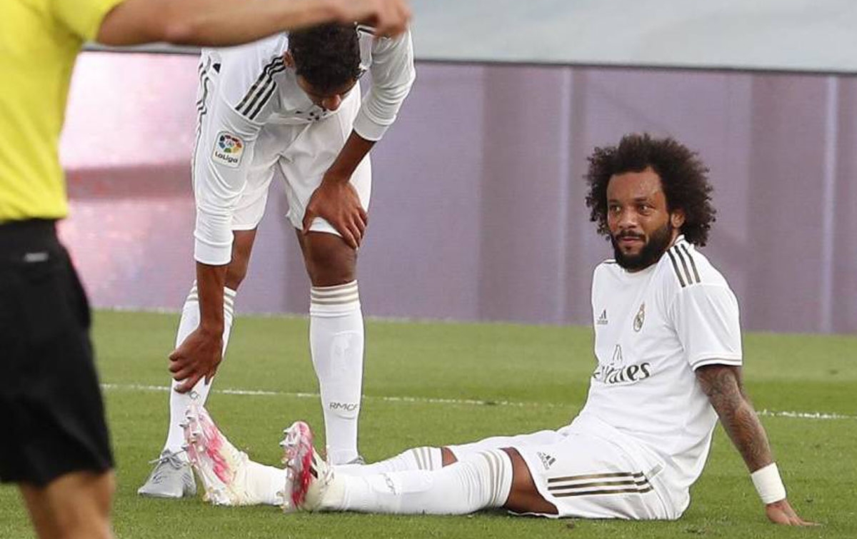 Marcelo Dipastikan Absen Hingga La Liga Berakhir