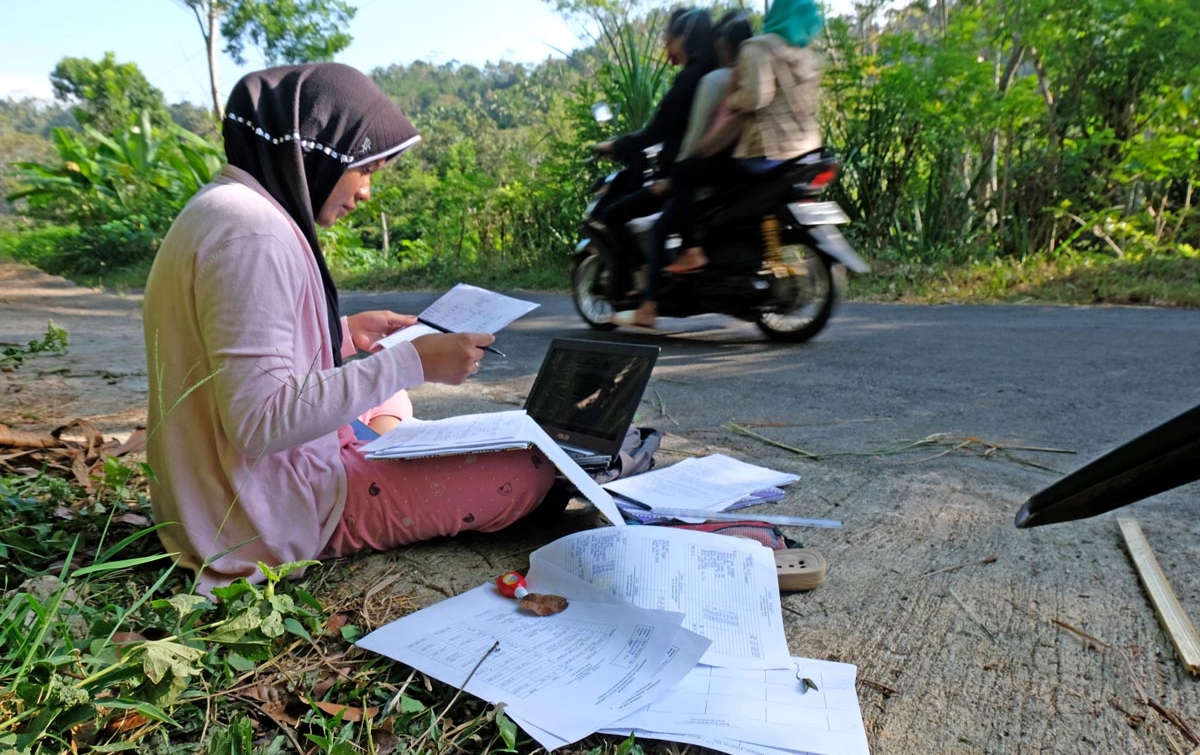 Foto: Kesulitan Jaringan Internet