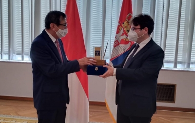 Yasonna Perkuat Kerja Sama Tangani Kejahatan Terorganisasi Transnasional dengan Serbia