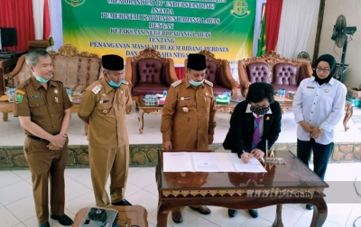 Bupati dan Kejari Padanglawas Tandatangani Kesepakatan Bersama