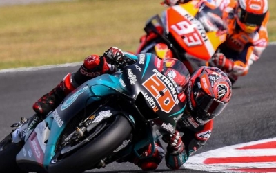 Quartararo Pole Position, Marquez Mundur di MotoGP Andalusia