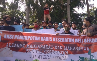 Minta Kadis Kesehatan Dicopot, AMMPK Kembali Berunjuk Rasa