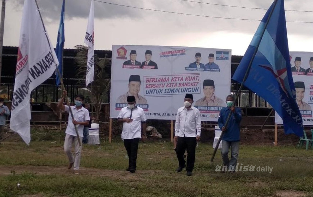 Hasim-Tumpak Didukung Partai Demokrat dan Gerindra di Pilkada Simalungun
