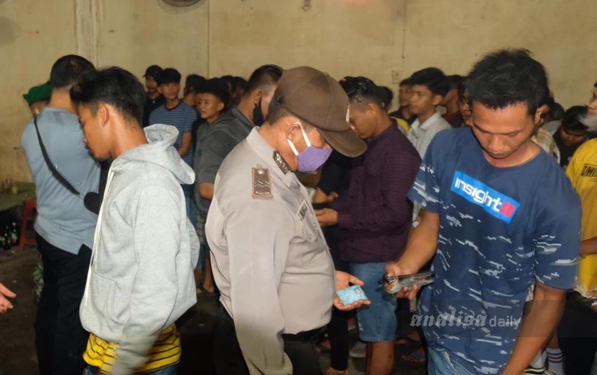 Polres Tanjungbalai Amankan 48 Orang Saat Razia Tempat Hiburan