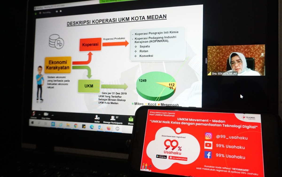 Telkomsel Gelar Webinar ‘UMKM Movement’ di 12 Kota