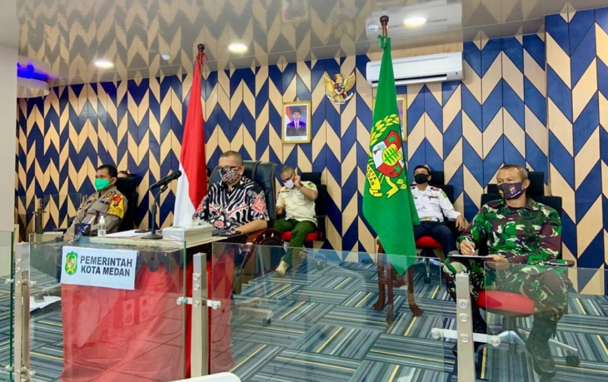 Pemko Medan Bersama TNI/Polri Gencar Razia Masker