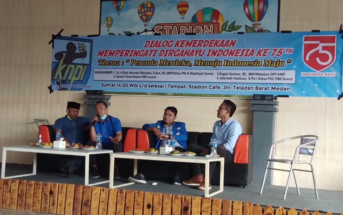 Dialog Publik KNPI Sumut: Pemuda Merdeka Menuju Indonesia Maju