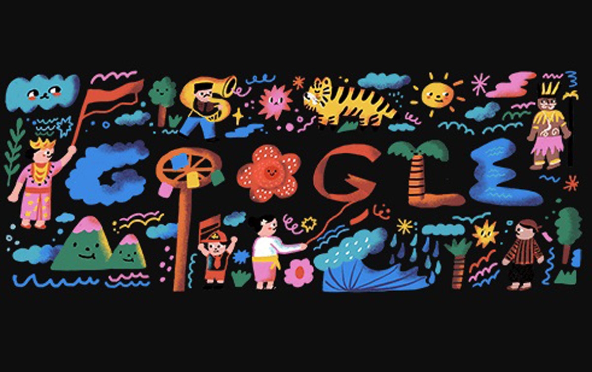 Google Doodle Meriahkan Hari Kemerdekaan Republik Indonesia - Digital