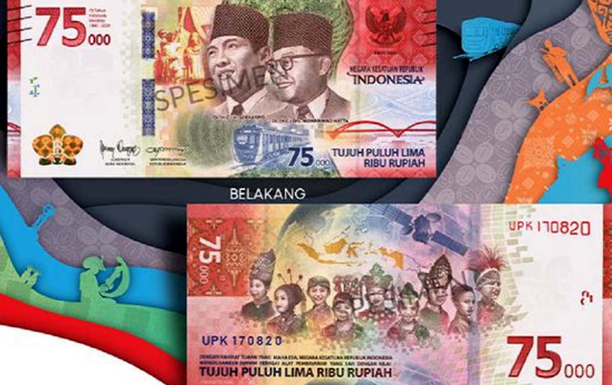 Bank Indonesia Cetak 75 Juta Lembar Uang Pecahan Baru Rp 75.000