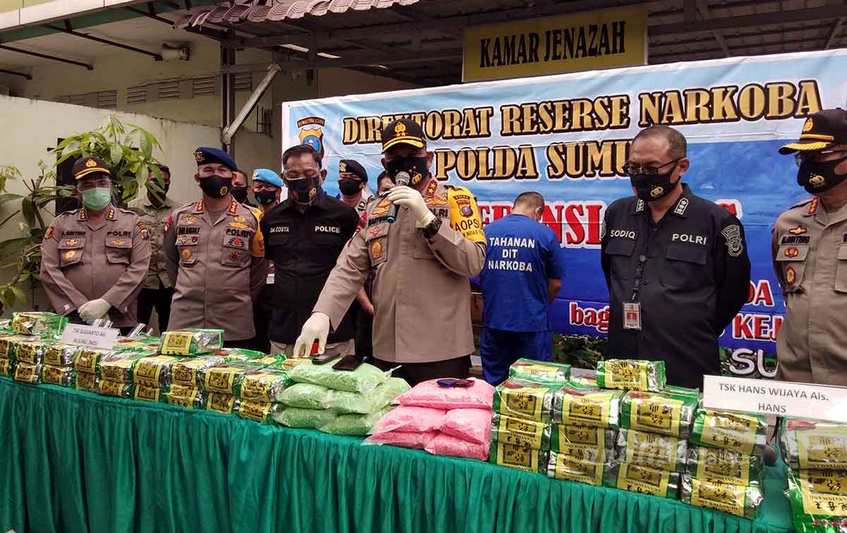 Polda Sumut Ungkap Jaringan Narkoba Medan-Jakarta, 1 Pelaku Ditembak Mati
