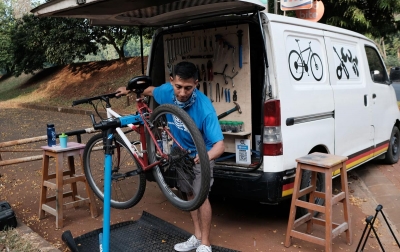 Foto: Layanan Bengkel Sepeda Bergerak