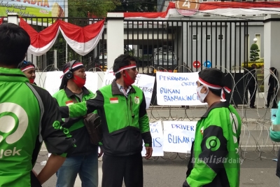 Tanggapan Gojek Terkait Demo Mitranya di DPRD Medan