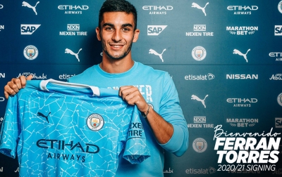 Ferran Torres Bergabung ke Manchester City
