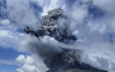 Foto: Erupsi Gunung Sinabung