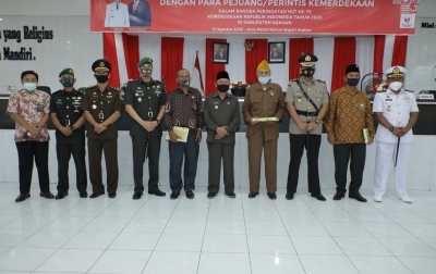 Forkopimda Asahan Silaturahmi dengan Pejuang Kemerdekaan RI