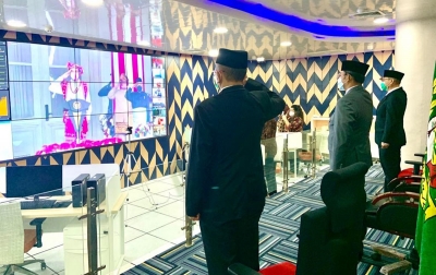 Pejabat Pemko Medan Ikuti Detik-detik Proklamasi di Istana Negara