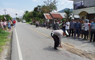 Kecelakaan Tunggal di  Simalungun Pengemudi Mobil Tewas 