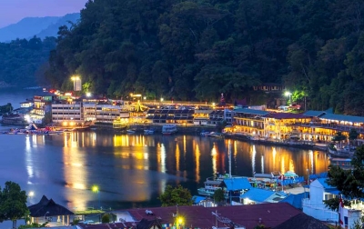 Kampung Warna-Warni Tigarihit Destinasi Wisata Baru di Danau Toba