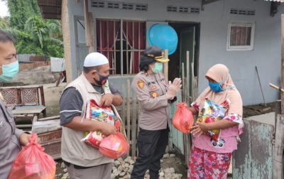 KSJ Polresta Deli Serdang Kembali Bantu Kaum Dhuafa