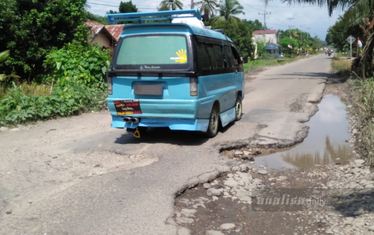 Jalinsum di Palas Rusak Parah