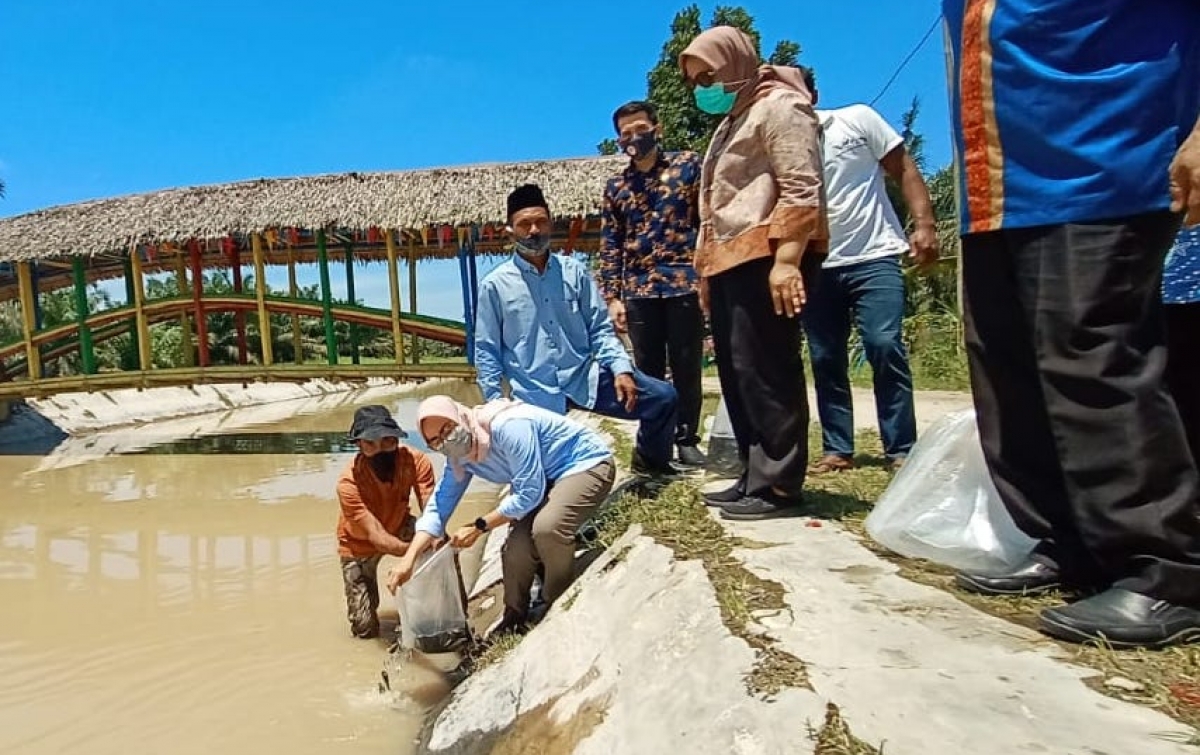 Regal Springs Indonesia Bantu 50.000 Benih Tilapia di Serdang Bedagai