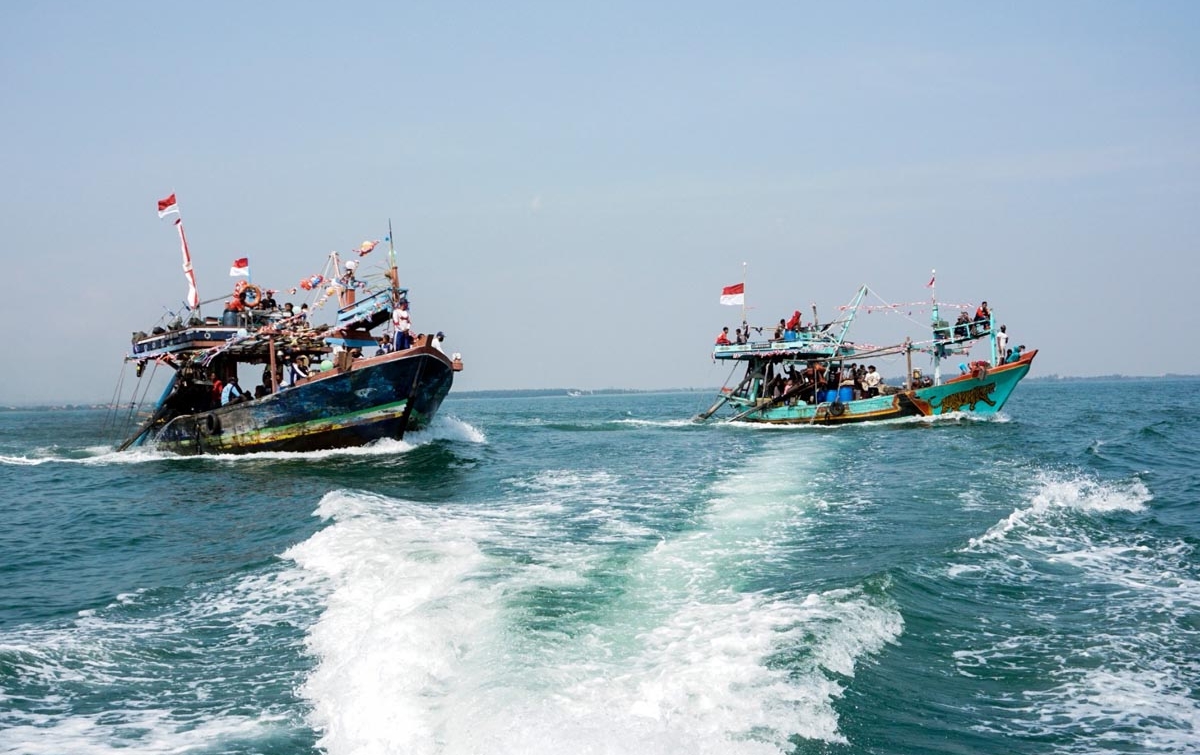 Foto: Tradisi Sedekah Laut