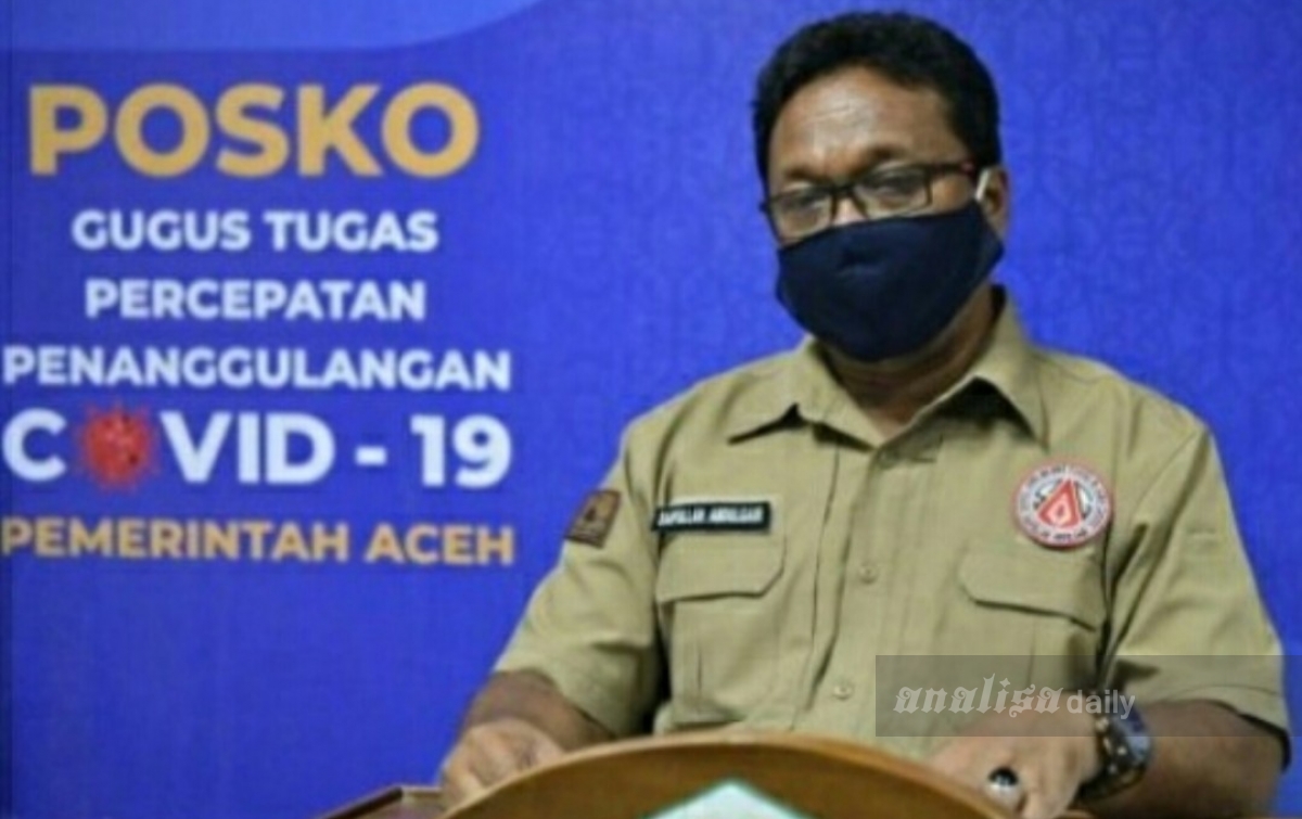 Pasien Covid-19 di Aceh Bertambah 61 Orang, 2 Meninggal Dunia