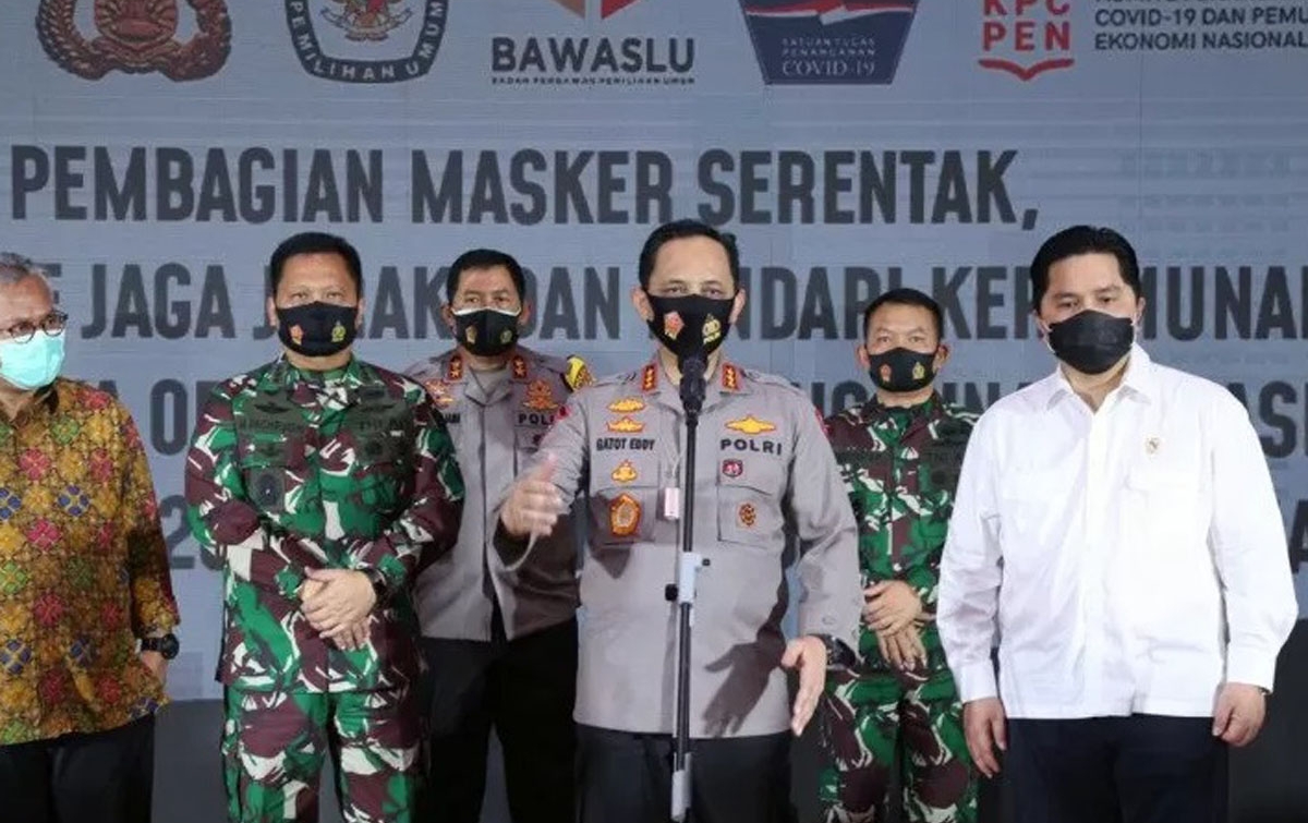 Awasi Protokol Kesehatan, Polri Berencana Pakai Preman Pasar