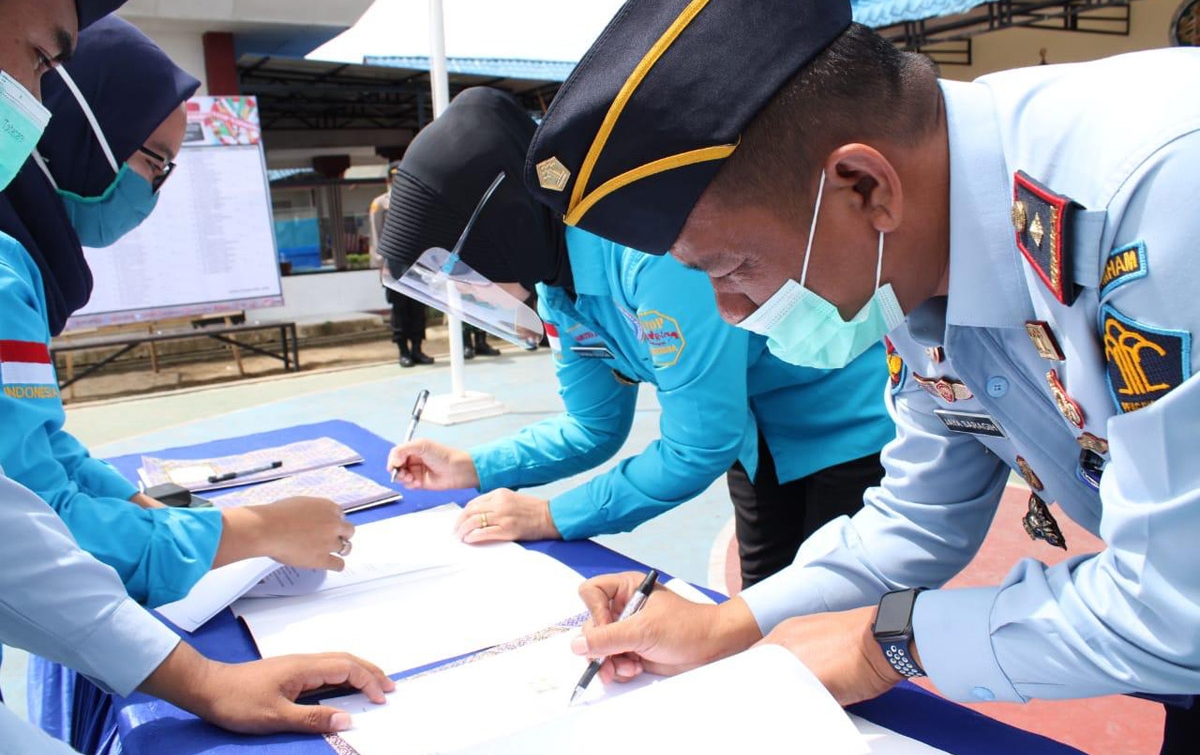 Lapas Siborongborong dan BNNK Simalungun Teken MoU