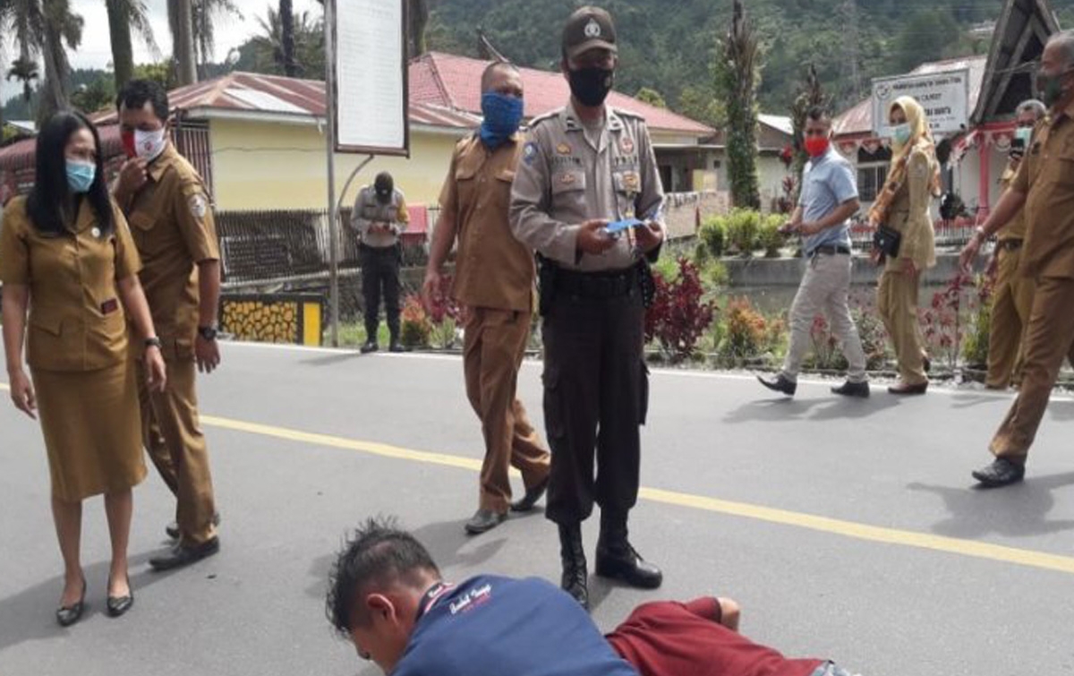 Langgar Prokes, Sejumlah Warga di Siatasbarita Kena Sanksi