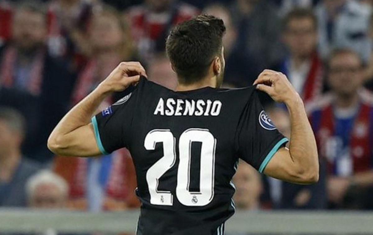 Nomor Punggung Gareth Bale Dipakai Marco Asensio