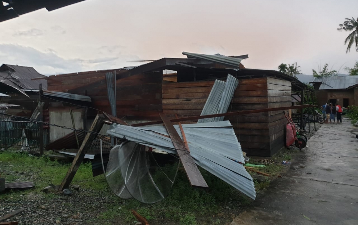 Angin Kencang Terjang Aceh Tenggara, 34 Rumah Rusak