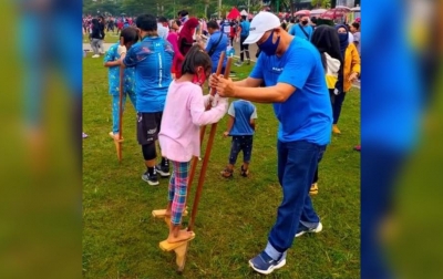 KPOTI Sediakan Pojok Permainan Rakyat di Lapangan Merdeka Medan