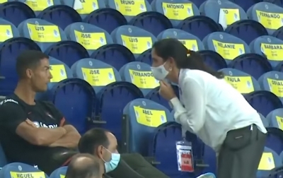 Tak Pakai Masker, Ronaldo Kena Tegur Petugas Saat Portugal Vs Kroasia