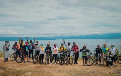 Geobike Kaldera Toba Promosikan Pariwisata Toba di Era New Normal