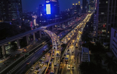 Foto: Kemacetan Jelang PSBB Total di Jakarta