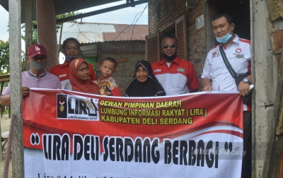 LIRA Deli Serdang Santuni Duafa dan Anak Yatim
