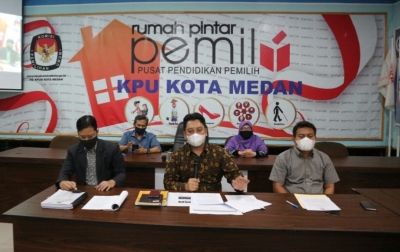 KPU Medan Tetapkan Dua Paslon di Pilkada 2020